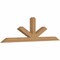 Ekena Millwork Saratoga Timber Gable Bracket, Western Red Cedar, 108"W x 31 1/2"H x 5 1/2"D x 5 1/2"F, 7/12 Pitch GBW108X31X0606SAR00SWR - alternate 5